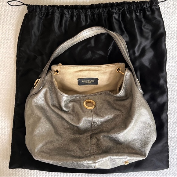 Yves Saint Laurent — Vintage Rive Gauche Capri Leather Bag - Picture 1 of 10